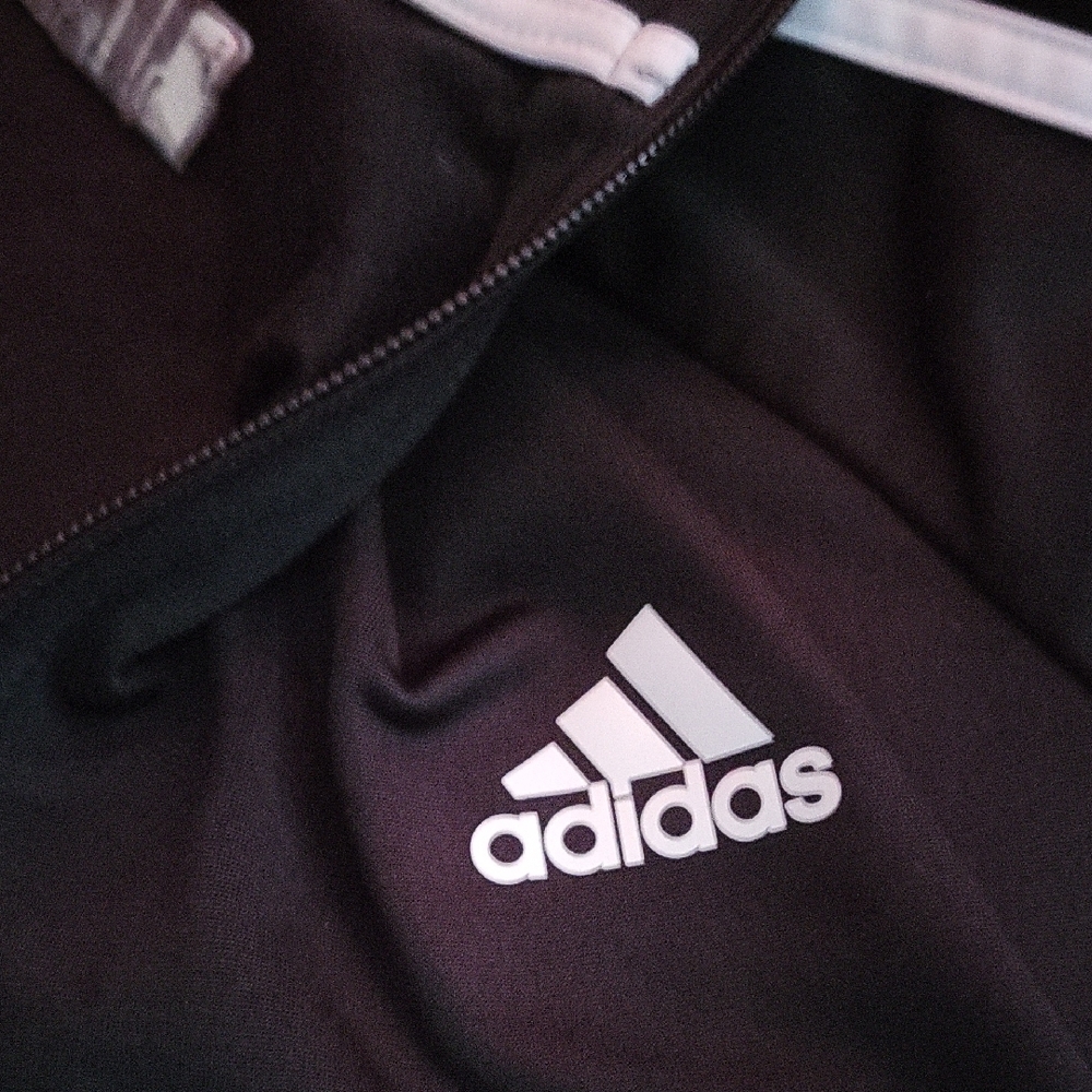 Adidas Black and White Track Jacket - Picture 2 of 9